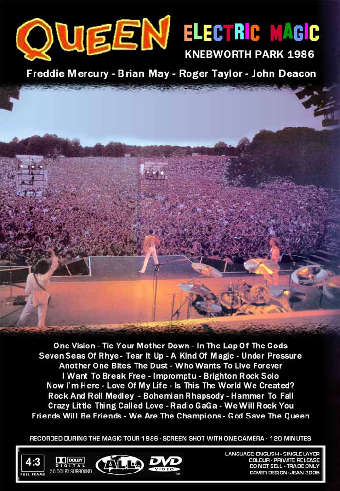 The 1986 Knebworth Concert Queen, Status Quo, Big Country