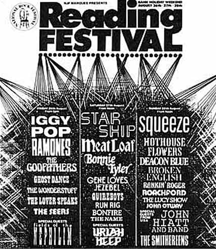 reading 1988 festival rock lineup posters bonnie music rocks being vinson fredie tylers bottles reception clean after shirt difficult dinosaur